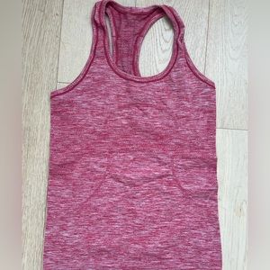 Red Lululemon Swiftly Tank
